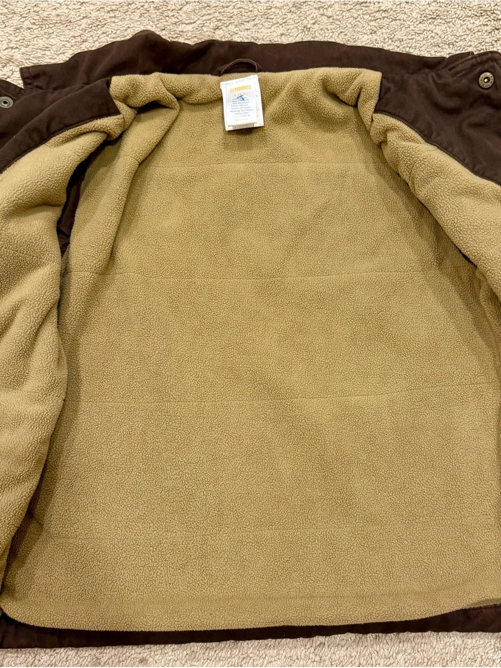 Gymboree Kids Barn Brown Coat Jacket - Size Small (5-6) Fall/Spring